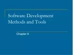 Software Development Methods and Tools - slide 1