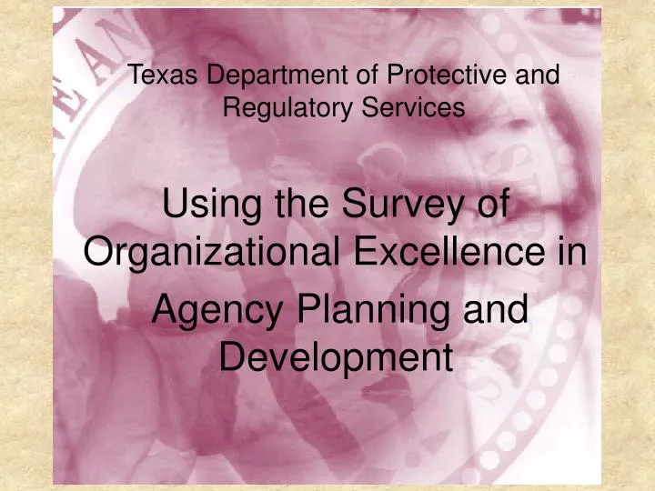 prs and the survey of organizational excellence
