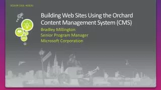 Building Web Sites Using the Orchard Content Management System (CMS)