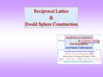 Reciprocal Lattice &amp; Ewald Sphere Construction - slide 1