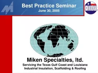 Best Practice Seminar June 30, 2005