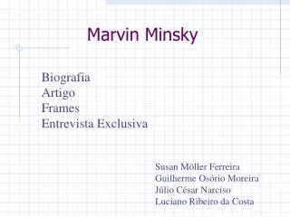 marvin minsky