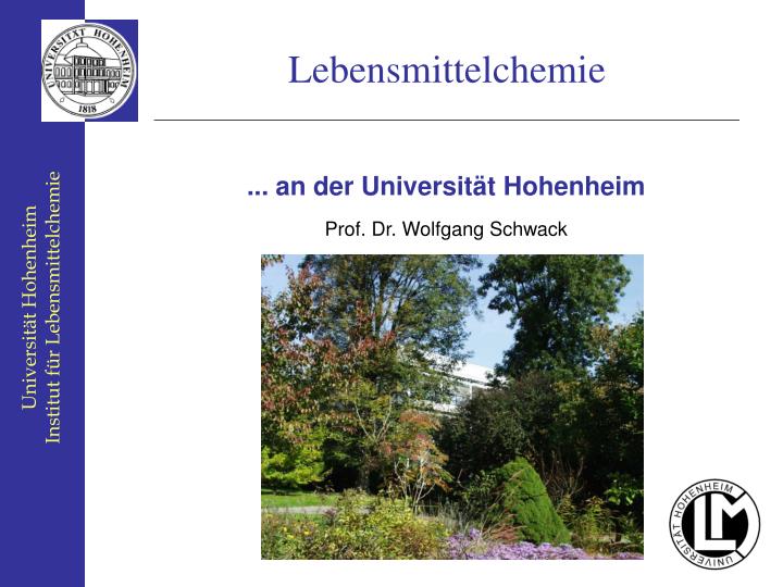 lebensmittelchemie