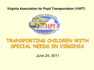 Virginia Association for Pupil Transportation (VAPT)