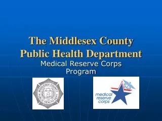 The Middlesex County Public Health Department