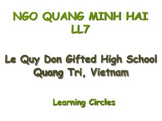 NGO QUANG MINH HAI LL7