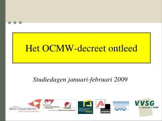 Het OCMW-decreet ontleed