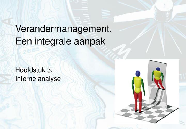 verandermanagement een integrale aanpak