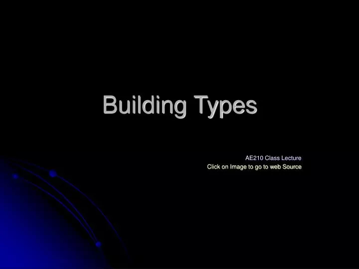 building types