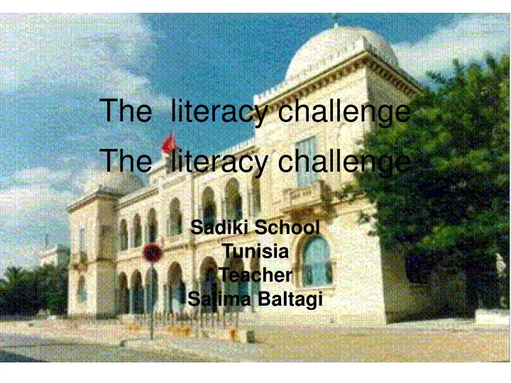 the literacy challenge