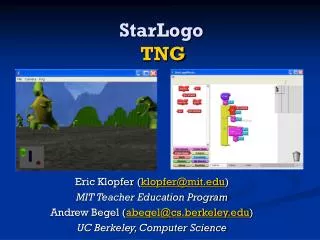 StarLogo TNG