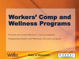Workers’ Comp and Wellness Programs