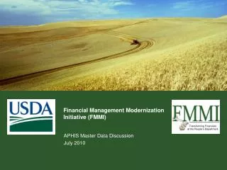 Financial Management Modernization Initiative (FMMI)