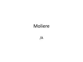 moliere