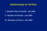 Epidémiologie du VIH/Sida - slide 1