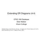 Extending ER Diagrams (4.4)