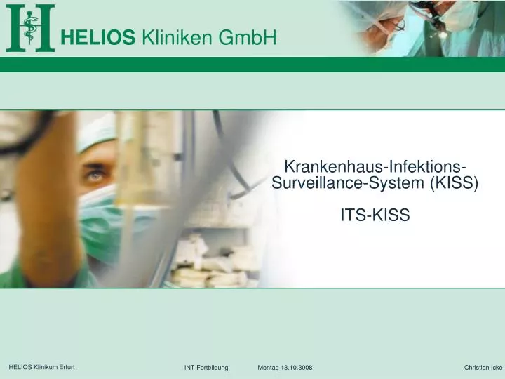 krankenhaus infektions surveillance system kiss its kiss