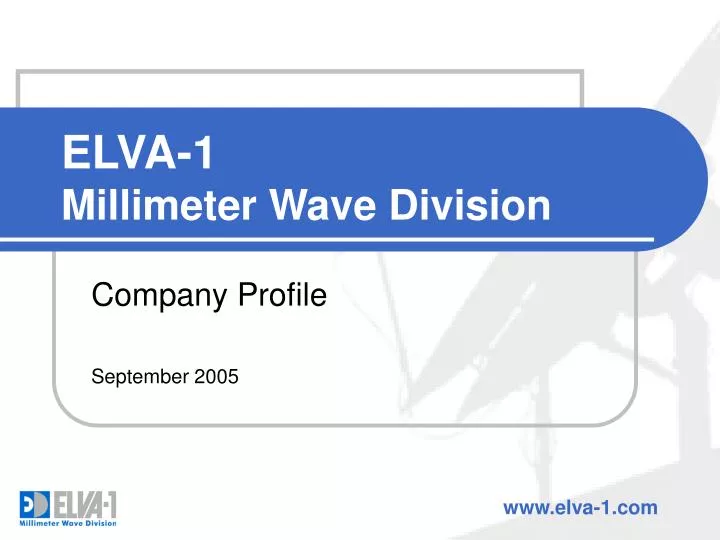 elva 1 millimeter wave division