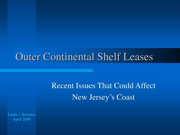 outer continental shelf leases