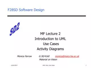 F28SD Software Design