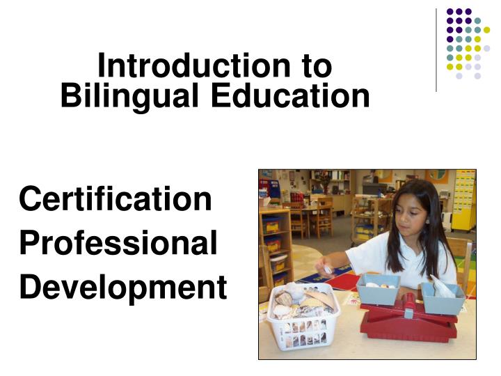 introduction to bilingual education