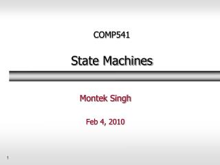 COMP541 State Machines