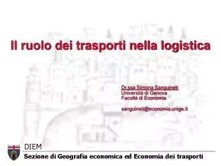 Il ruolo dei trasporti nella logistica