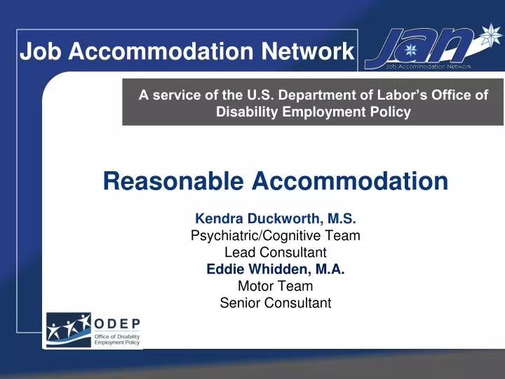 a service of the u s department of labor s office of disability employment policy