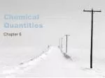Chemical Quantities - slide 1