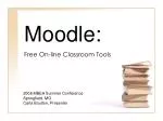 Moodle: - slide 1