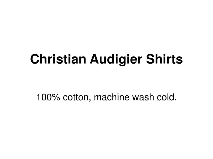 christian audigier shirts