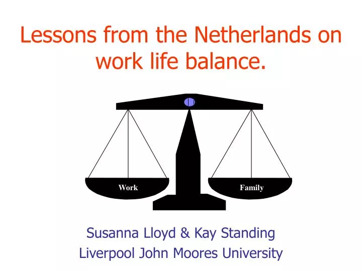 lessons from the netherlands on work life balance