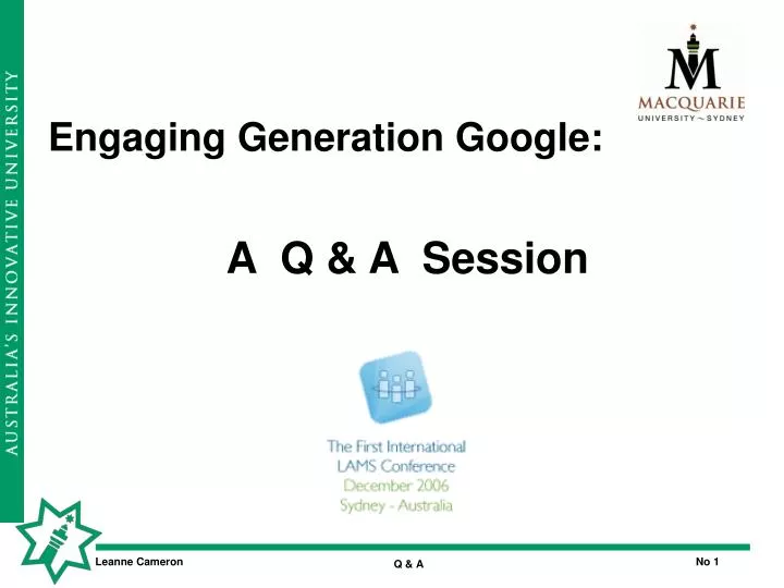 engaging generation google