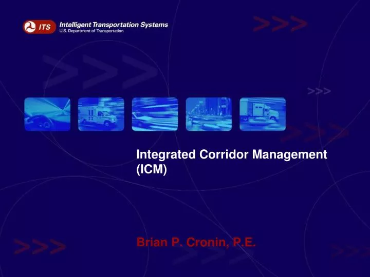 integrated corridor management icm