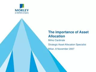 The importance of Asset Allocation
