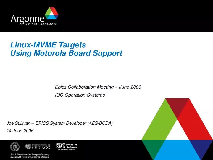 linux mvme targets using motorola board support