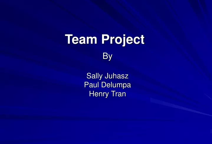 team project
