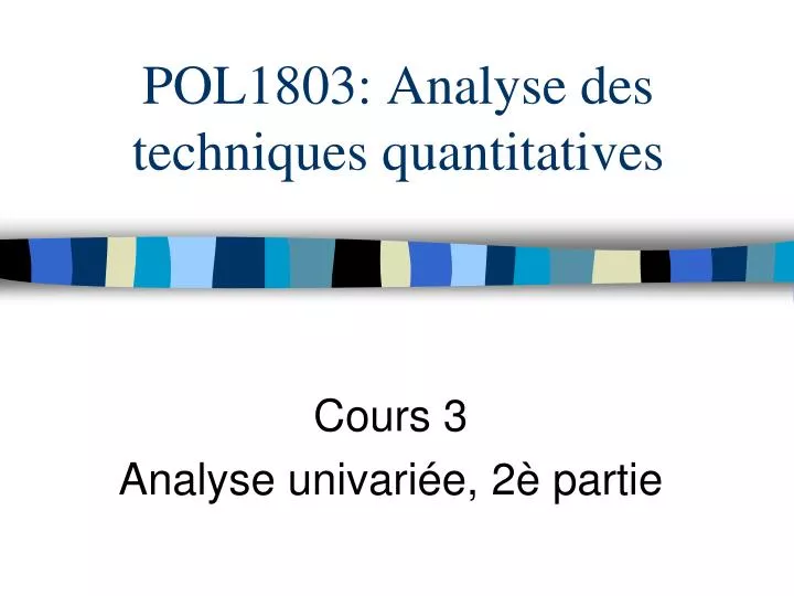 pol1803 analyse des techniques quantitatives