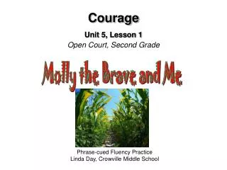 Courage Unit 5, Lesson 1 Open Court, Second Grade