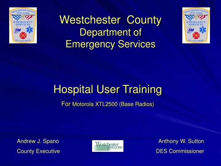 westchester county department of emergency services