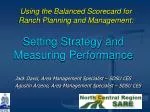 Leveraging the Balanced Scorecard for Effective Ranch Planning and Management - slide 1