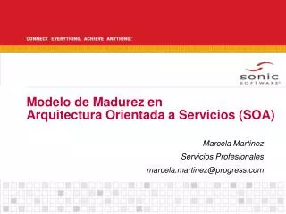 Modelo de Madurez en Arquitectura Orientada a Servicios (SOA)