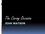 Jean watson - slide 1