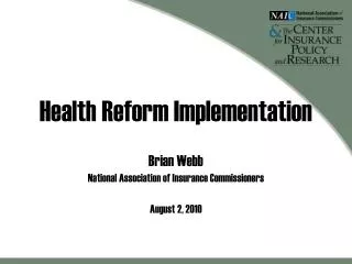 Health Reform Implementation