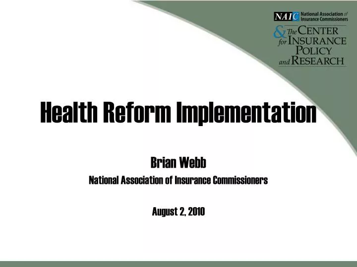 health reform implementation