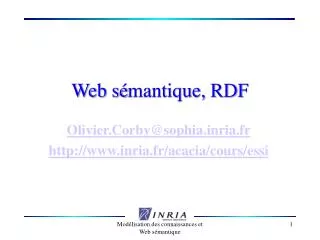 Web s é mantique, RDF