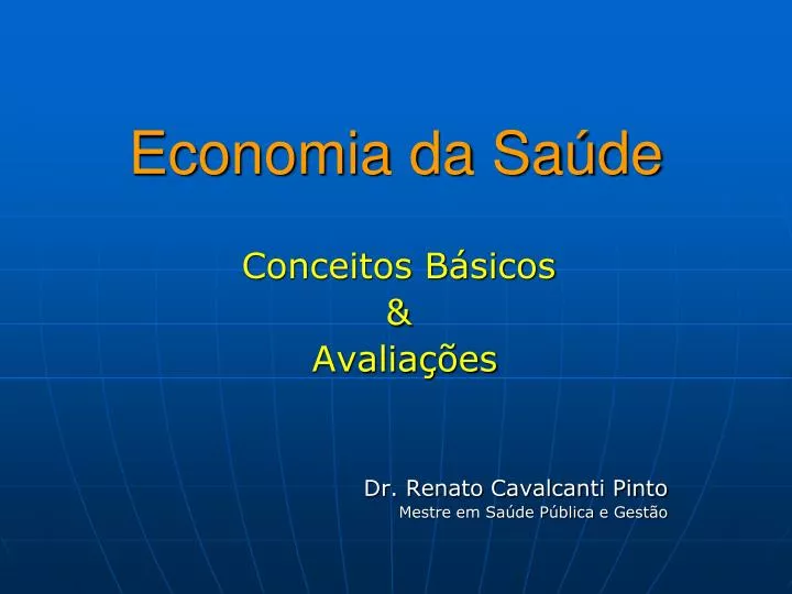 economia da sa de