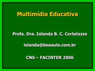 multim dia educativa