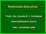 Multimídia Educativa - slide 1