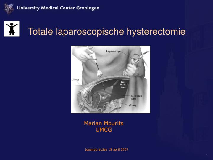 totale laparoscopische hysterectomie